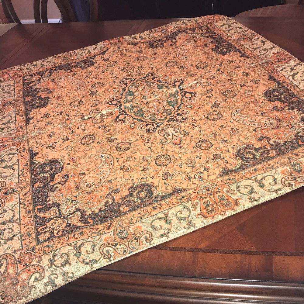 Silk handmade termeh, table cover!